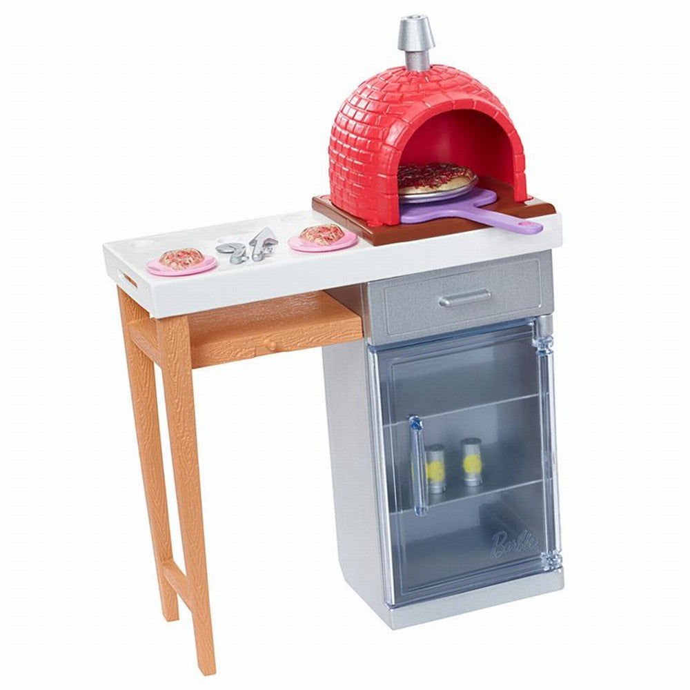 BARBIE SET MOBILIER EXTERIOR CUPTOR PIZZA