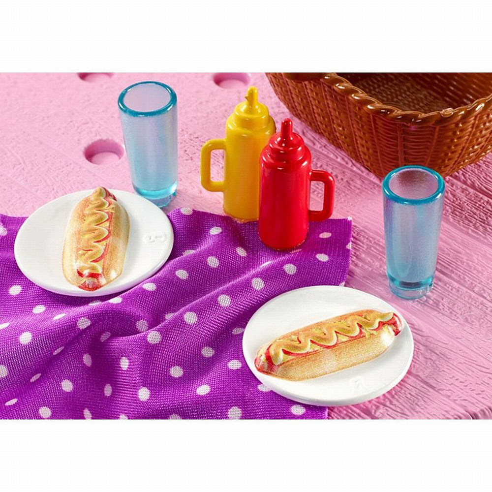 BARBIE SET MOBILIER EXTERIOR PICNIC