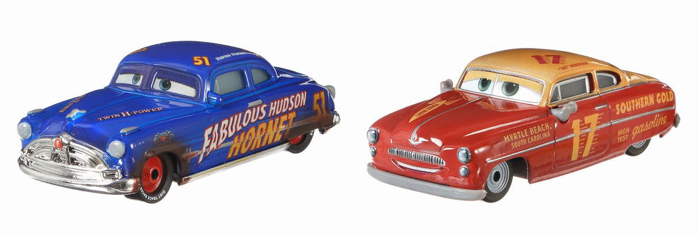 CARS 3 PERSONAJ DIE CAST PACHET 2 MASINI HUDSON HORNET SI JET ROBINSON