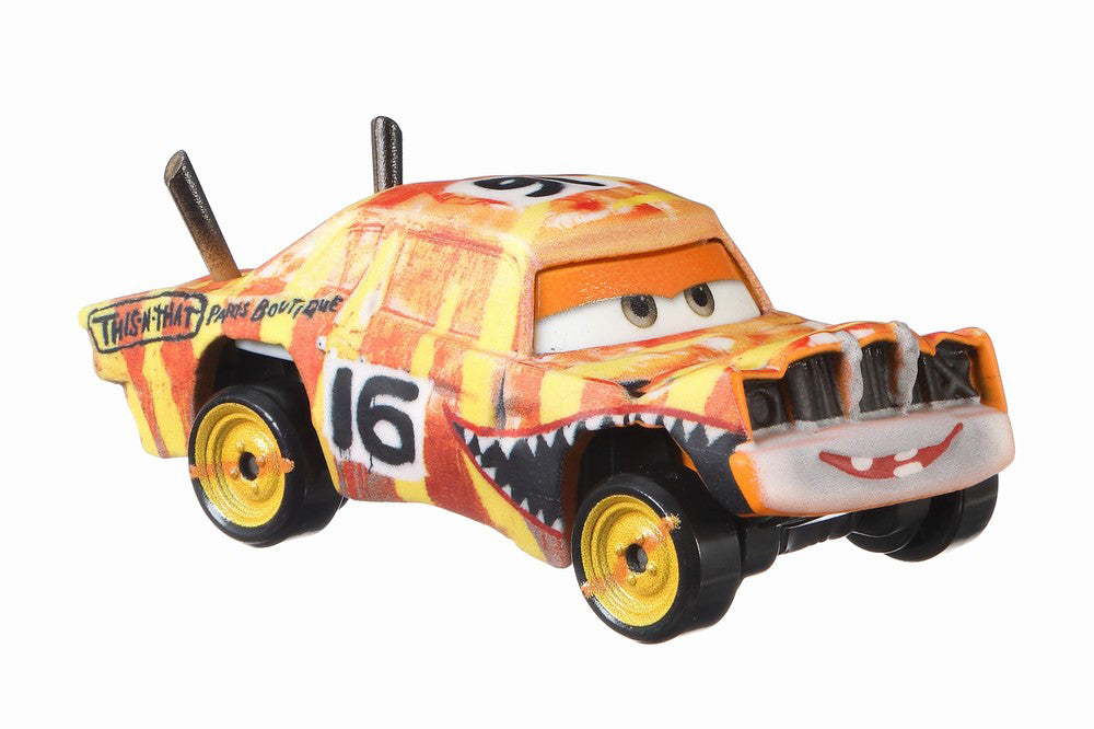 CARS 3 PERSONAJ DIE CAST PACHET 2 MASINI TAILGATE SI PUSHOVER