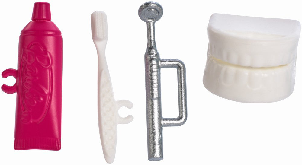 BARBIE CARIERE SET MOBILIER CU PAPUSA LA STOMATOLOG