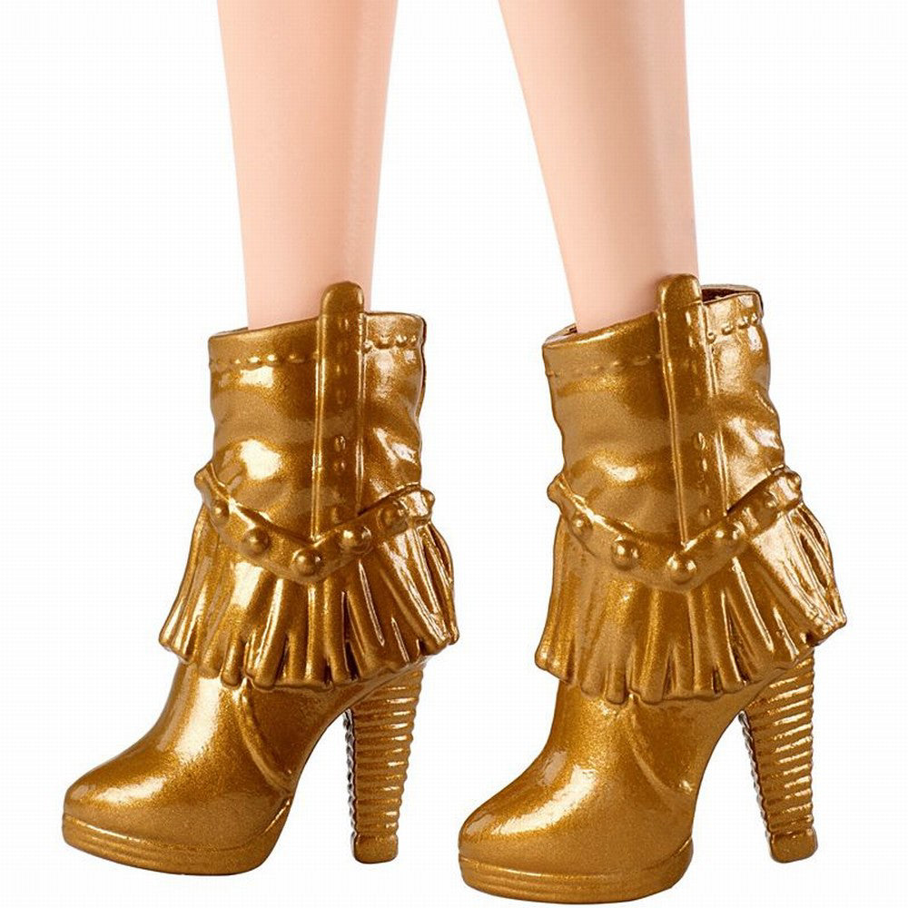 PAPUSA BARBIE FASHIONISTA CU PAR STRALUCITOR MOV