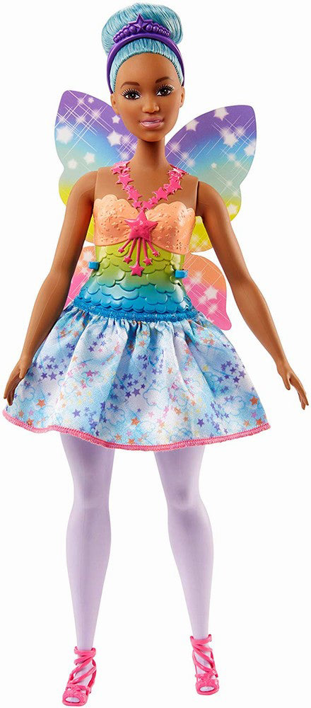 PAPUSA BARBIE PRINTESA ZANA CU PARUL ALBASTRU