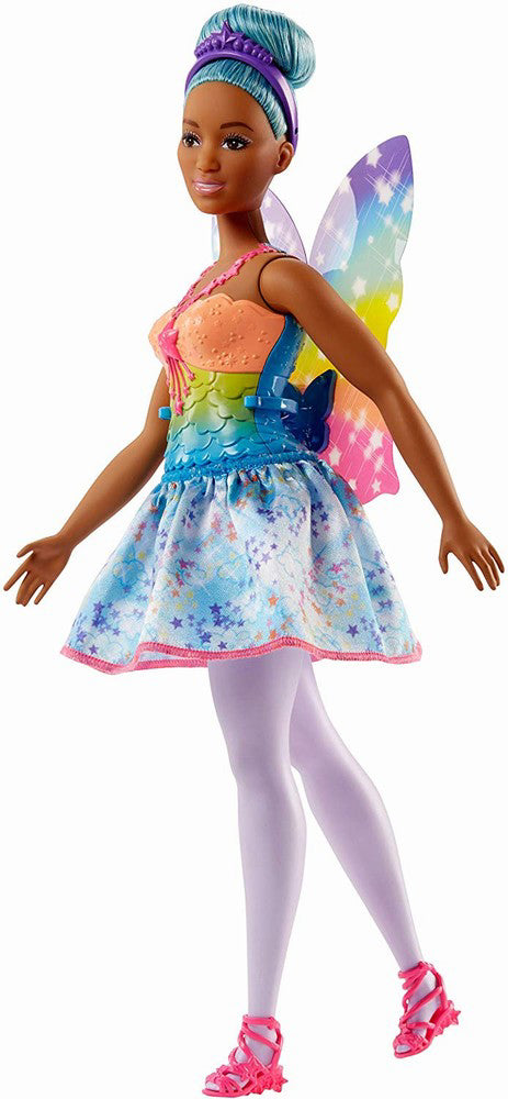 PAPUSA BARBIE PRINTESA ZANA CU PARUL ALBASTRU