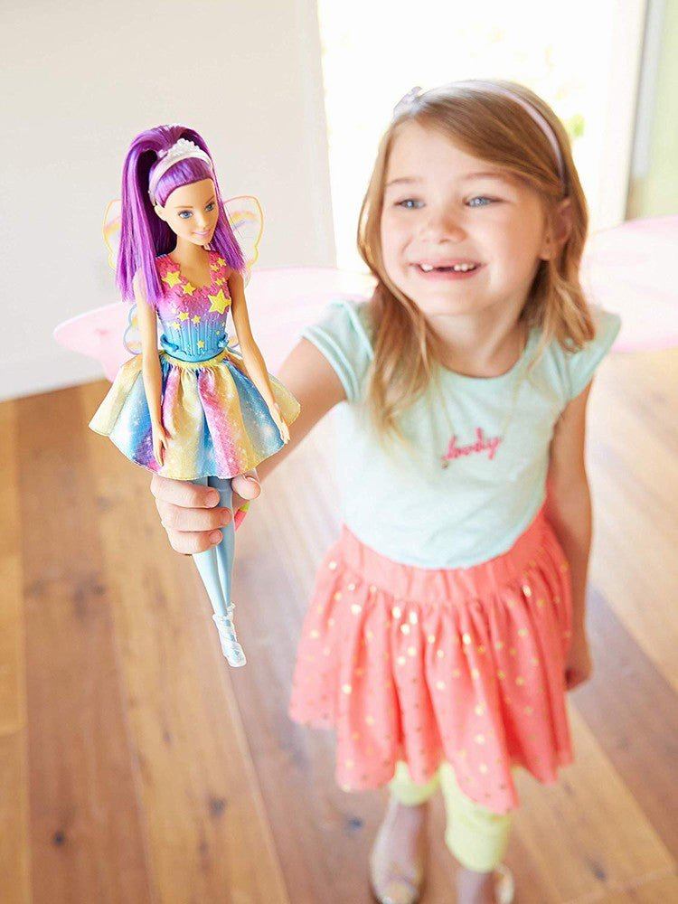 PAPUSA BARBIE PRINTESA ZANA CU PARUL MOV