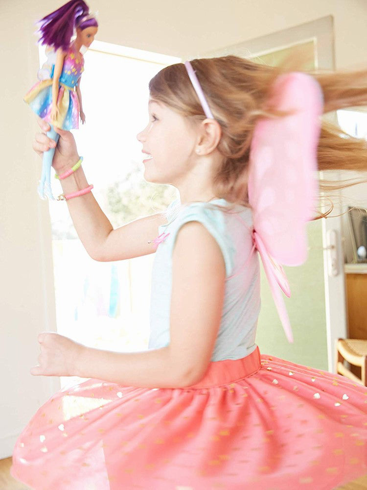 PAPUSA BARBIE PRINTESA ZANA CU PARUL MOV