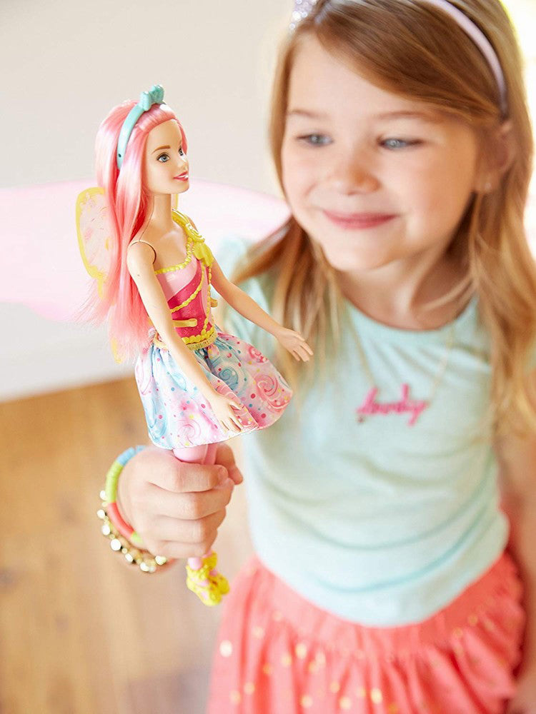 PAPUSA BARBIE PRINTESA ZANA CU PARUL ROZ