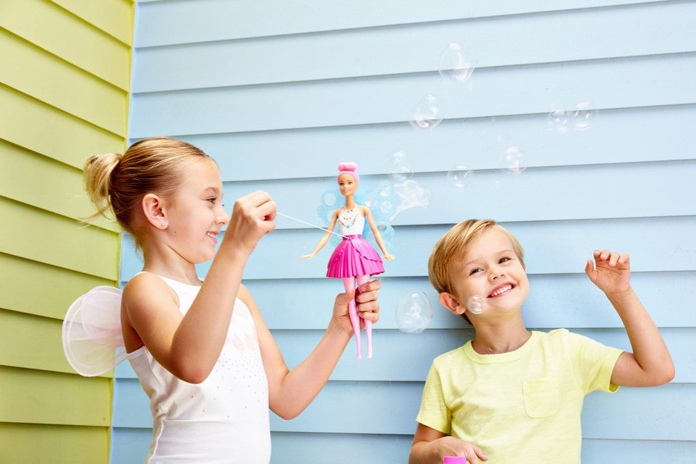 PAPUSA BARBIE ZANA BALONASE DE SAPUN CU PARUL ROZ