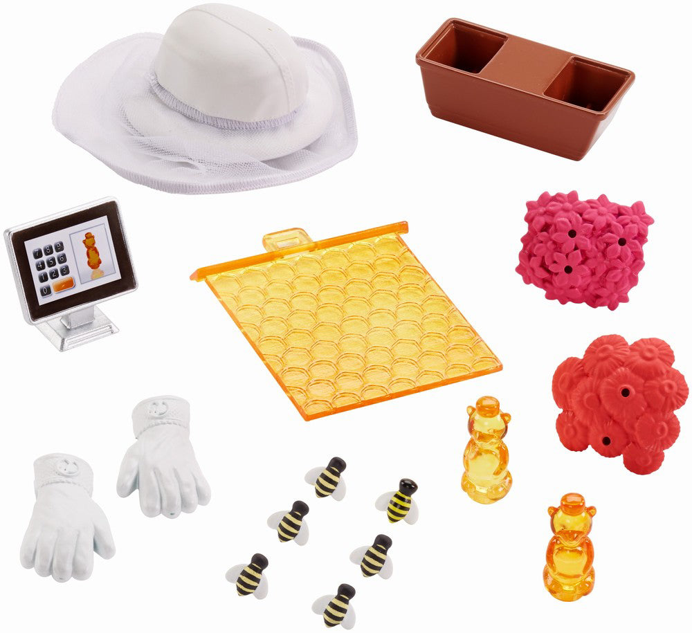 BARBIE CARIERE SET MOBILIER CU PAPUSA APICULTOR
