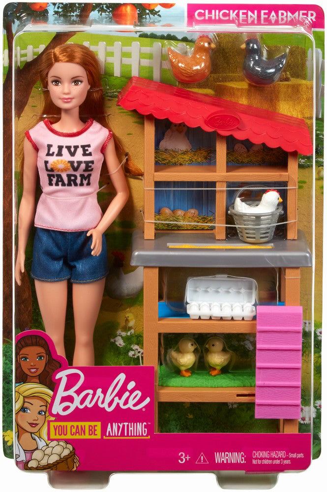 BARBIE CARIERE SET MOBILIER CU PAPUSA LA FERMA