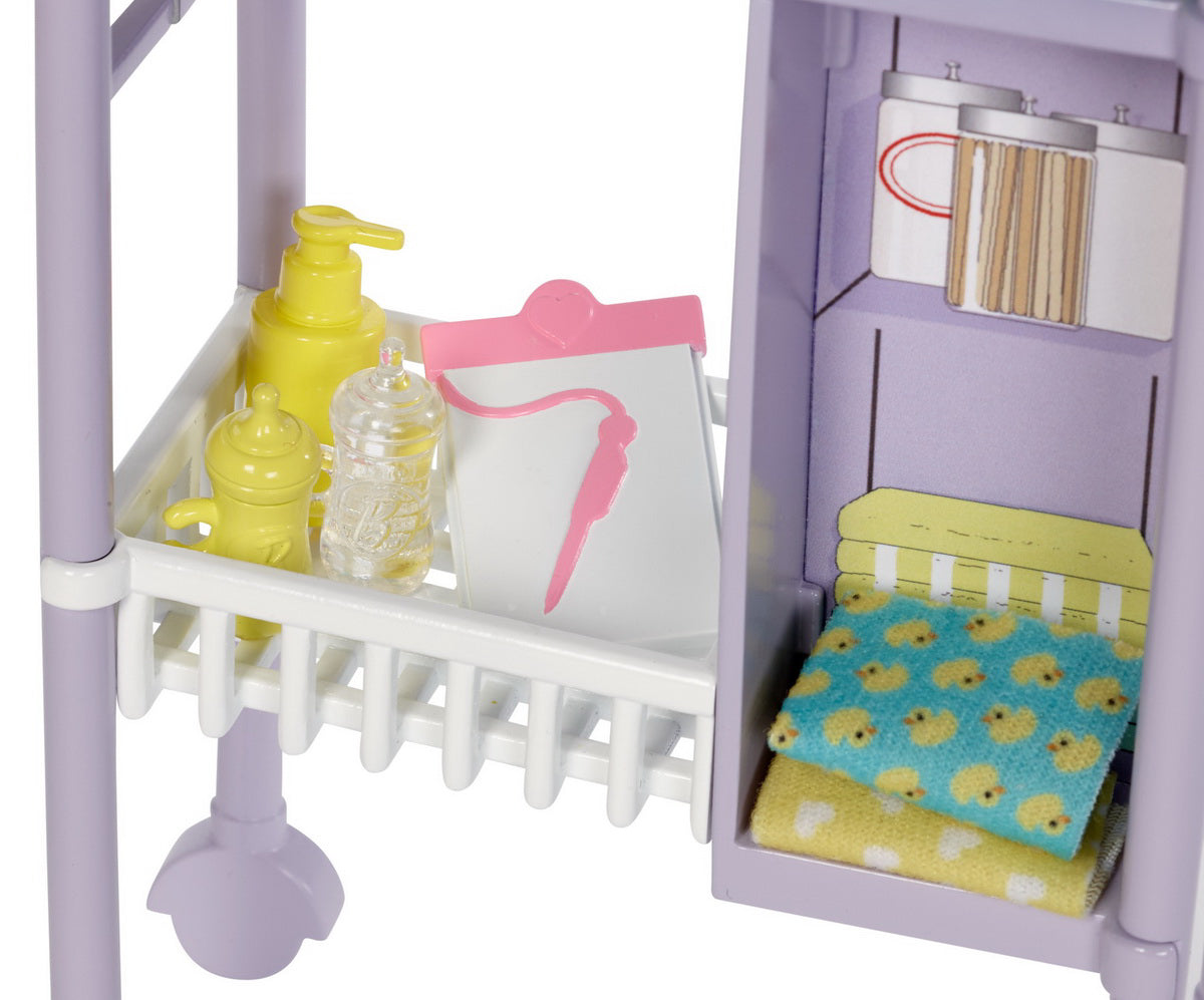 BARBIE CARIERE SET MOBILIER CU PAPUSA DOCTOR PEDIATRU