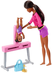 PAPUSA BARBIE BRUNETA CARIERA IN SPORT ANTRENOARE DE GIMNASTICA