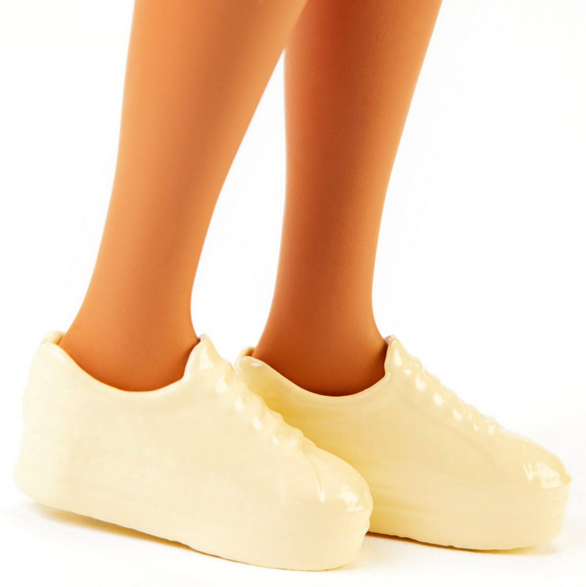 PAPUSA BARBIE FASHIONISTA BLONDA CU ROCHITA VERDE INFLORATA