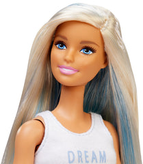PAPUSA BARBIE FASHIONISTA CU MAIEU ALB