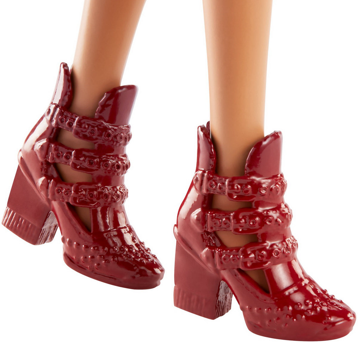 PAPUSA BARBIE FASHIONISTA SATENA CU SALOPETA MULTICOLORA