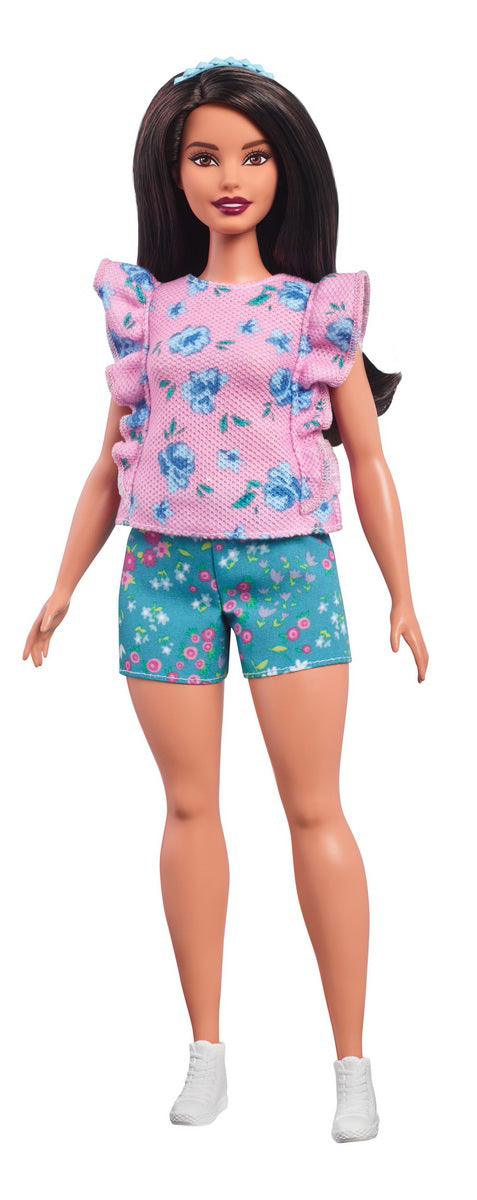 PAPUSA BARBIE FASHIONISTA CU FORME SI SUVITE BLONDE