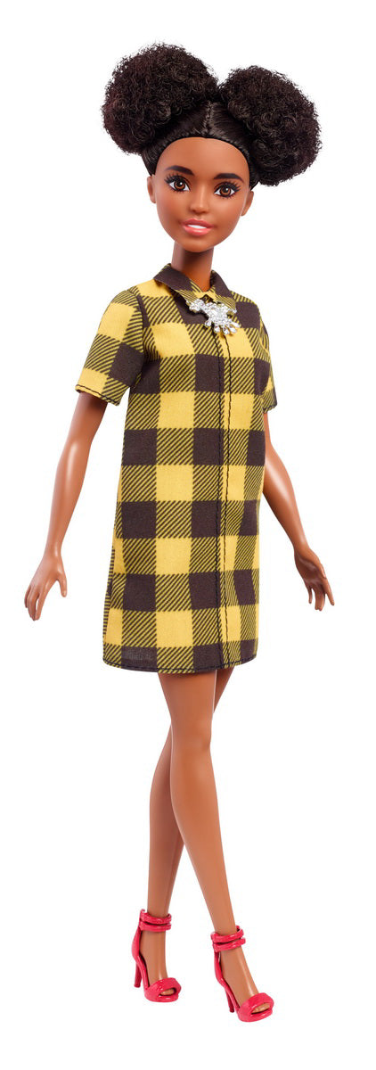 PAPUSA BARBIE FASHIONISTA CU ROCHITA IN CAROURI