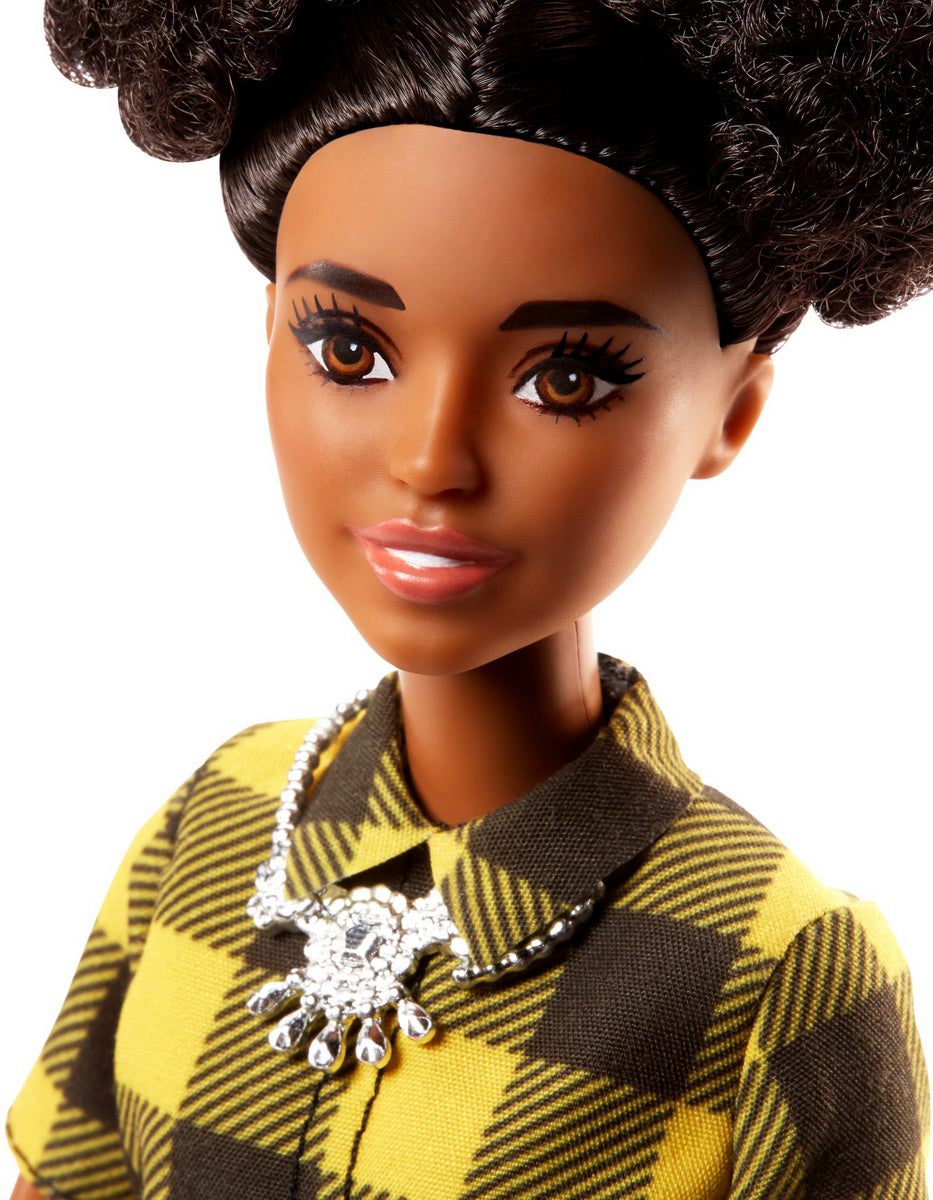 PAPUSA BARBIE FASHIONISTA CU ROCHITA IN CAROURI