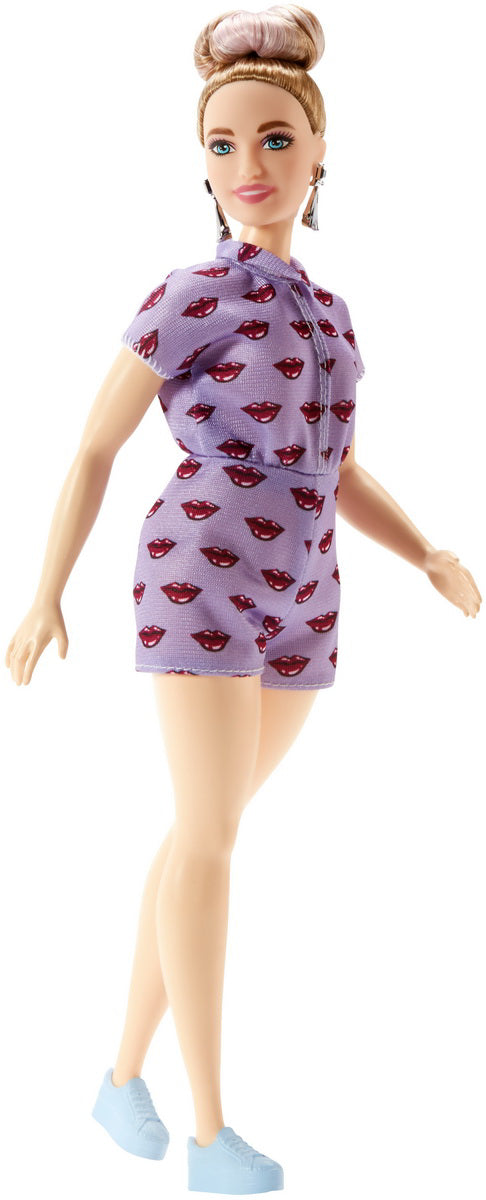 PAPUSA BARBIE FASHIONISTA IN TINUTA LEJERA SI CU COC