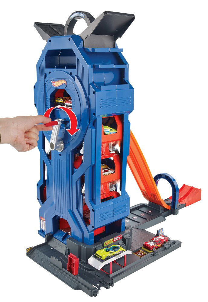 GARAJ HOT WHEELS CU PISTA DE LANSARE