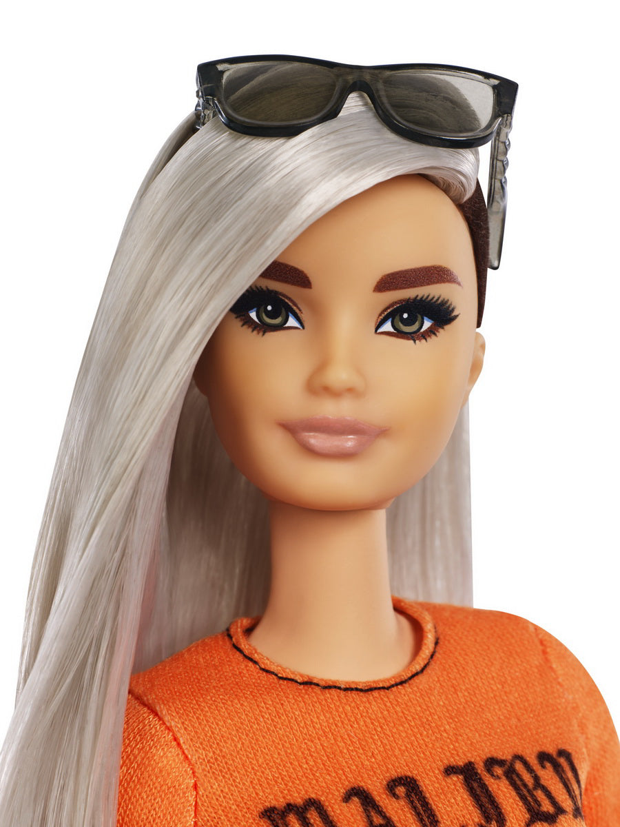 PAPUSA BARBIE FASHIONISTA BLONDA CU OCHELARI DE SOARE