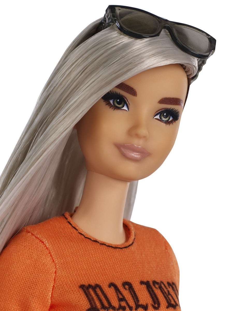 PAPUSA BARBIE FASHIONISTA BLONDA CU OCHELARI DE SOARE