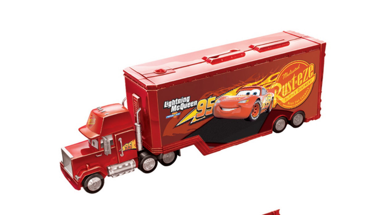 CARS SET DE JOACA MACK MEGA TRANSPORTATORUL LUI FULGER McQUEEN