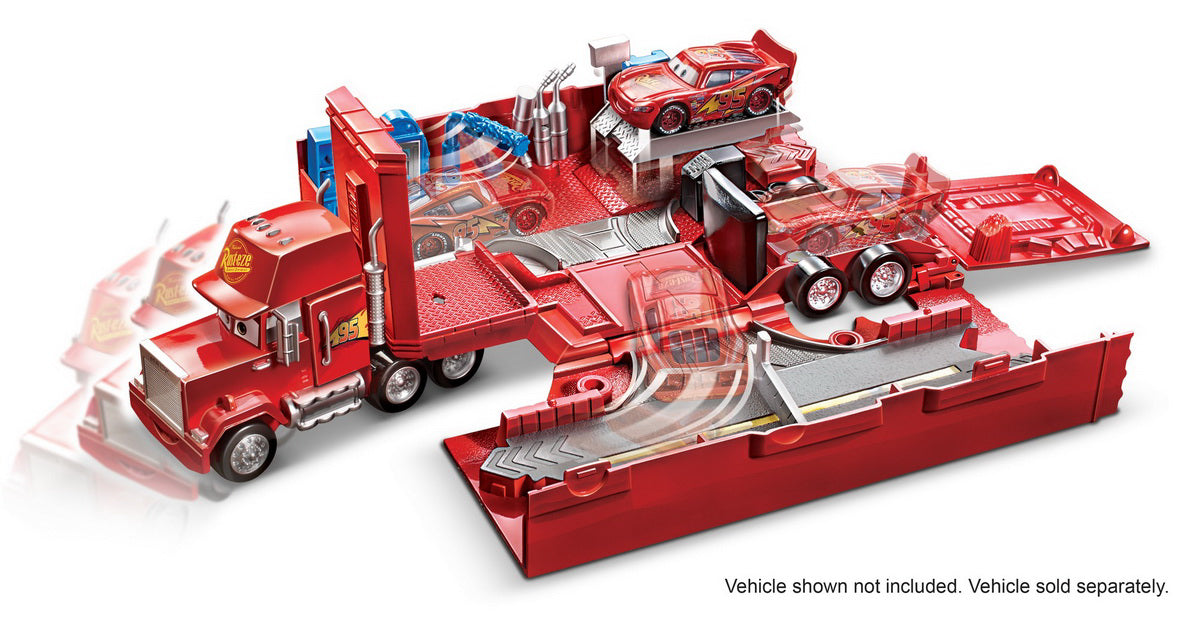 CARS SET DE JOACA MACK MEGA TRANSPORTATORUL LUI FULGER McQUEEN
