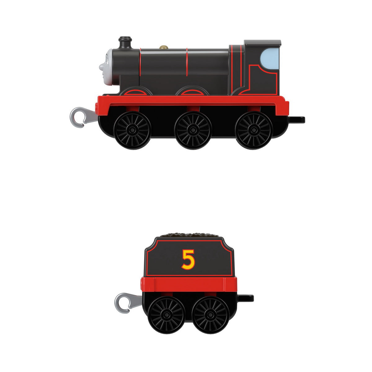 THOMAS LOCOMOTIVA CU VAGON PUSH ALONG ORIGINAL JAMES