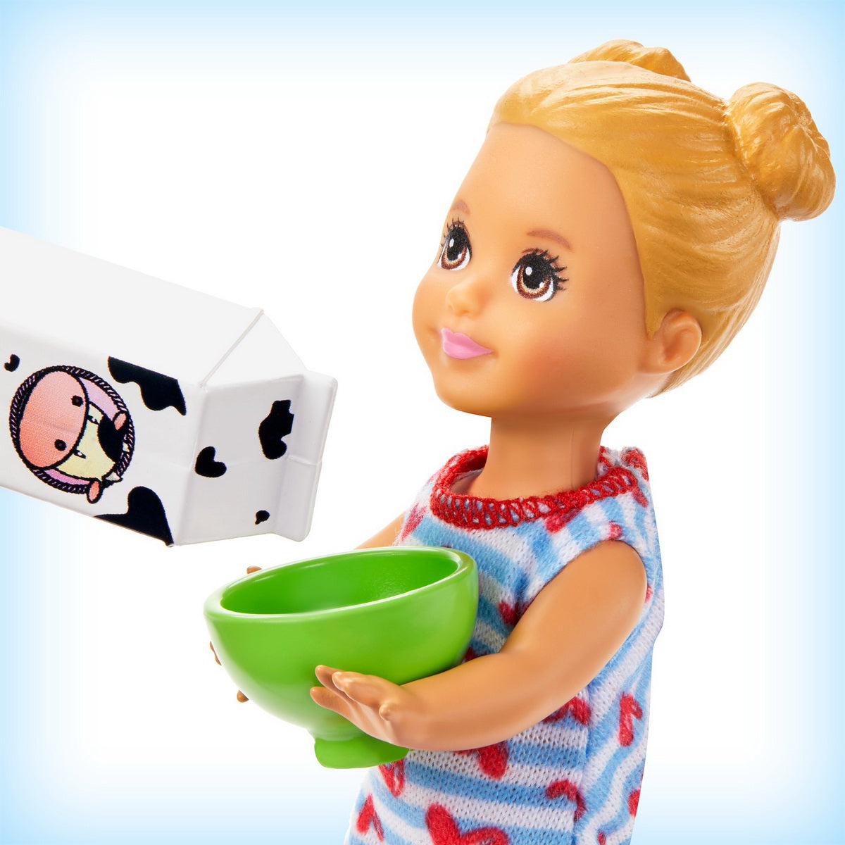 PAPUSA BARBIE MAMICA CU COPILAS SI TRICICLETA