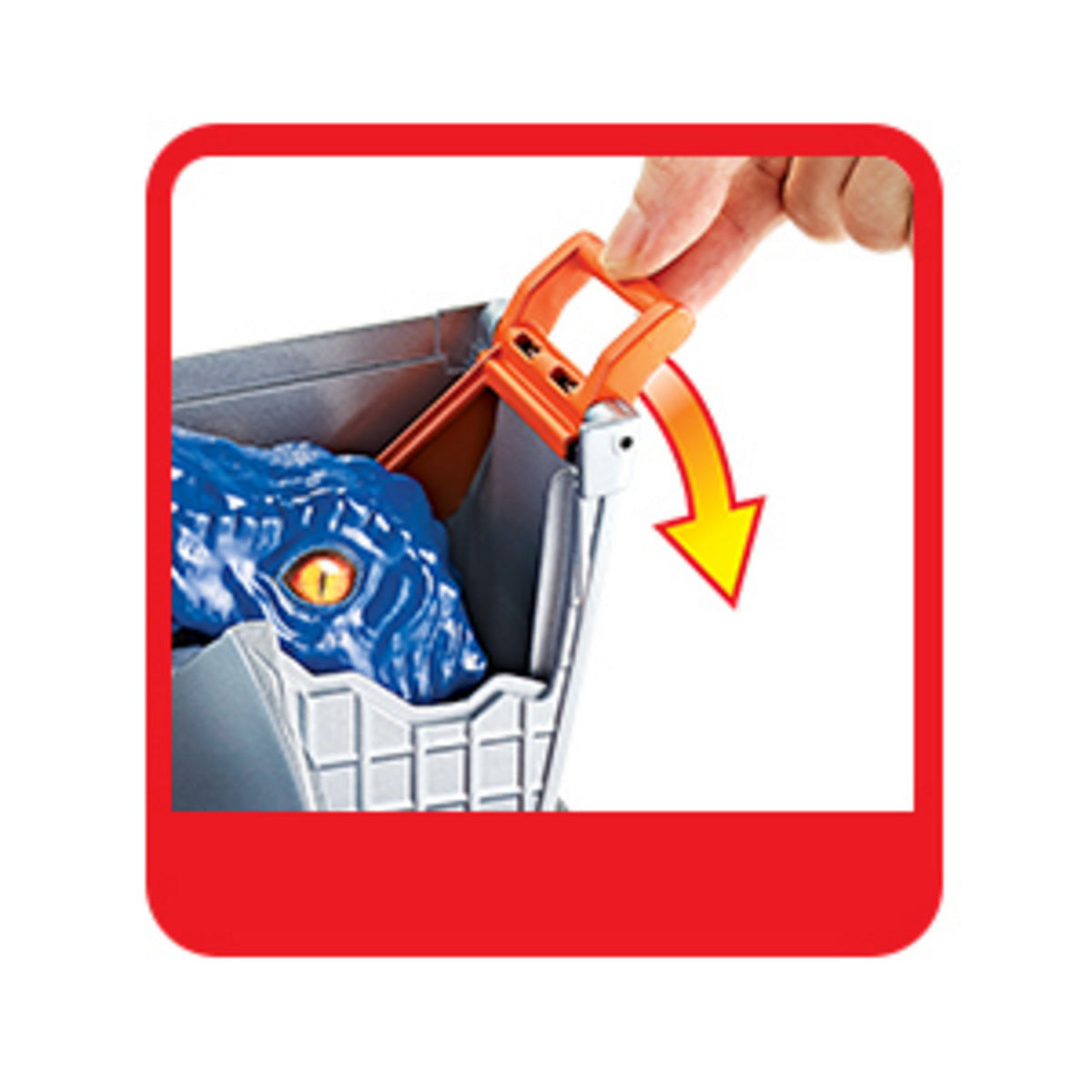 CITY CURSA CU OBSTACOL T-REX ATACA MAGAZINUL ALIMENTAR