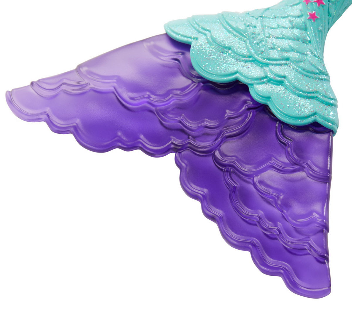 BARBIE PAPUSA SIRENA CU PARUL IN DOUA CULORI