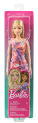 PAPUSA BARBIE BLONDA CU ROCHITA INFLORATA