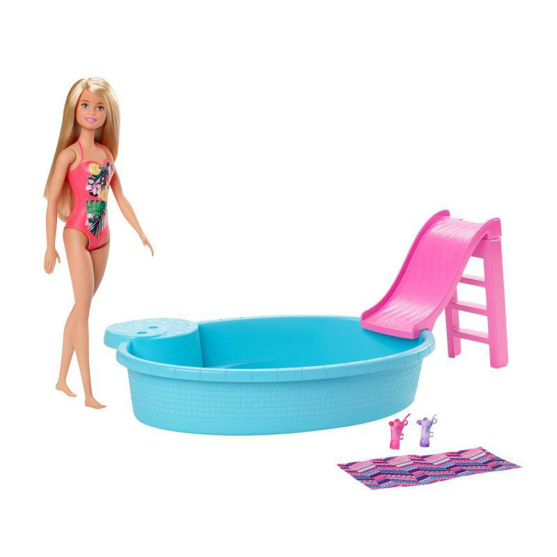 BARBIE SET PAPUSA CU PISCINA