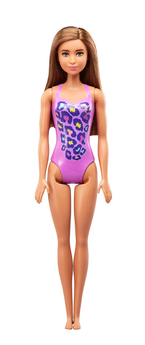PAPUSA BARBIE SATENA CU COSTUM DE BAIE MOV
