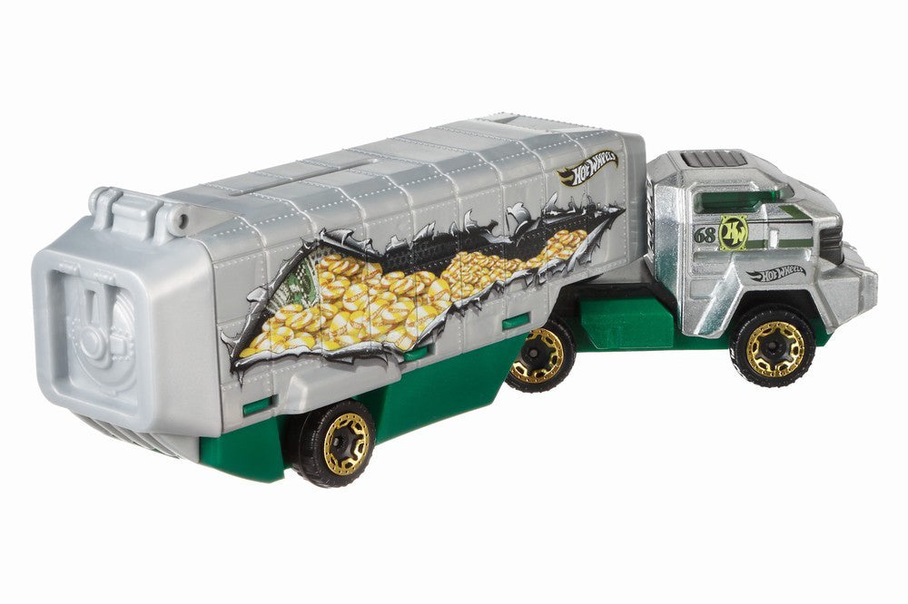 HOT WHEELS SET CAMION SI MASINA BANK ROLLER