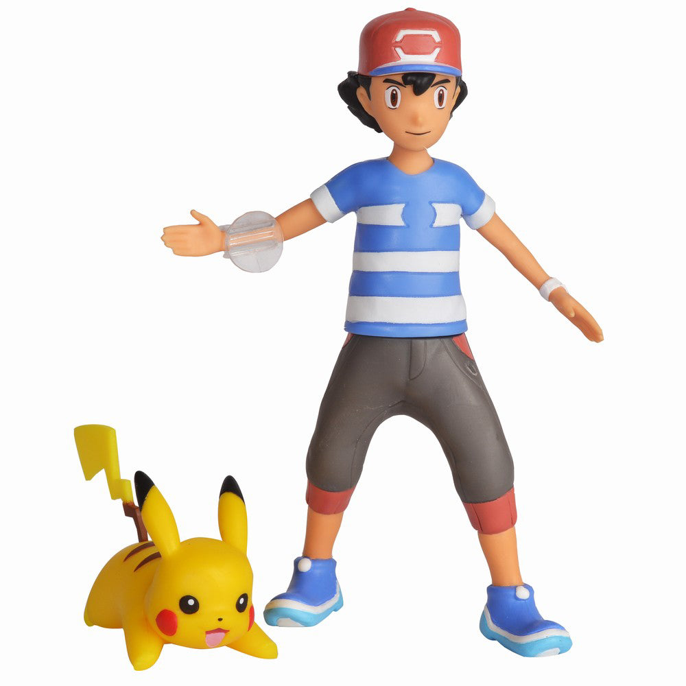 POKEMON FIGURINE ASH SI PIKACHU