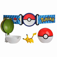 POKEMON SET CUREA CU FIGURINA PIKACHU SI DOUA BILE