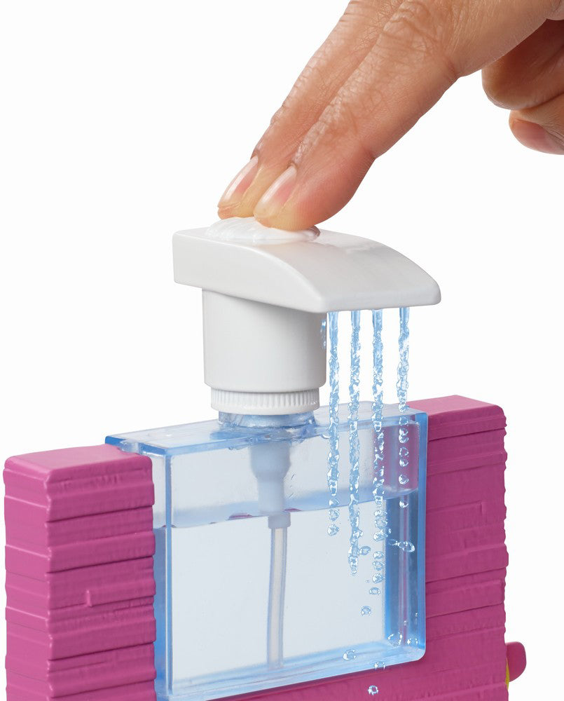 BARBIE SET BAIE CU DUS SI PAPUSA BLONDA