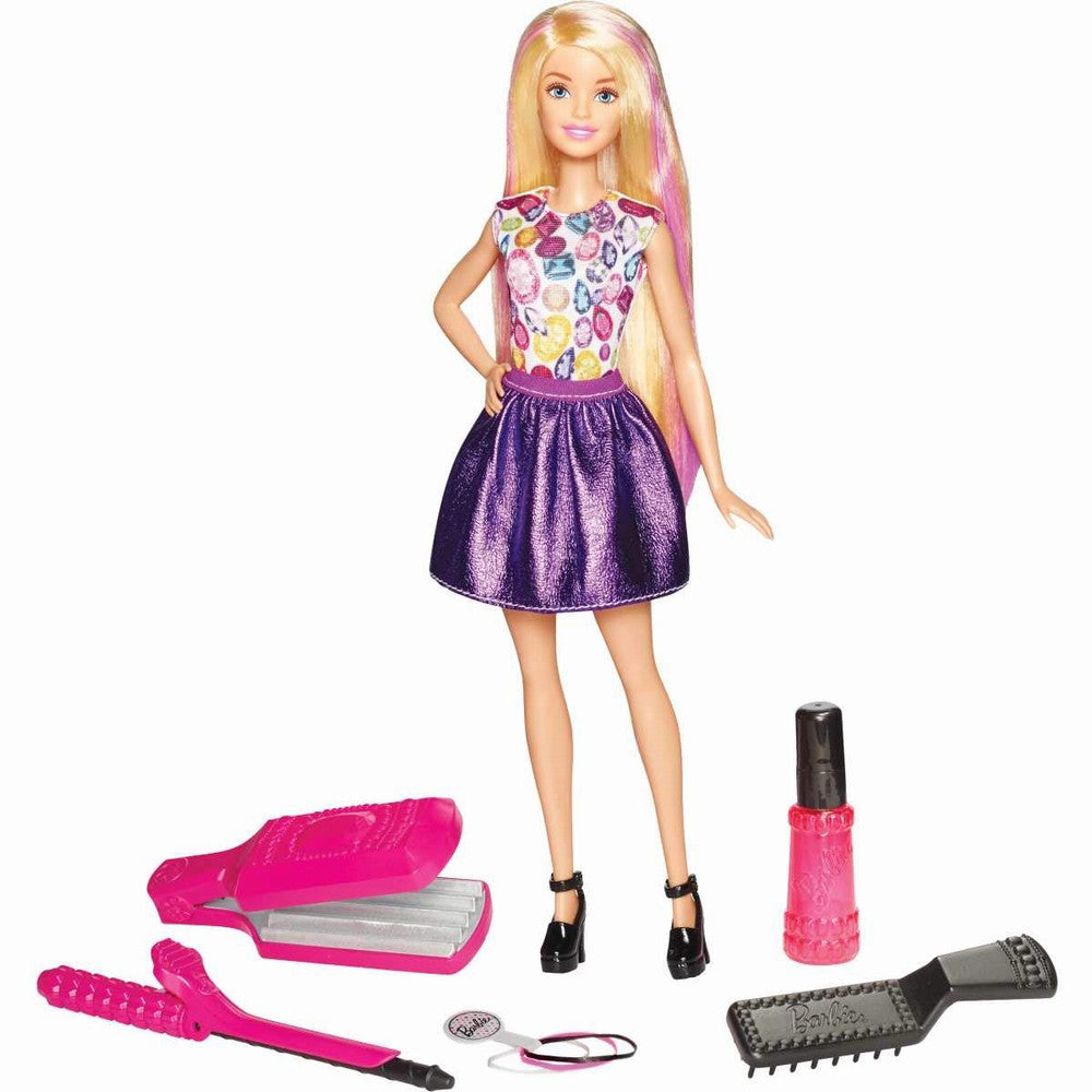 BARBIE FASHIONISTA CU ACCESORII DE MACHIAJ