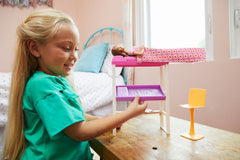 BARBIE SET DORMITOR CU PAPUSA PAR SATEN