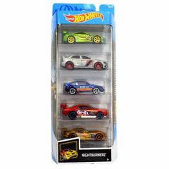 SET 5 MASINUTE HOT WHEELS NIGHTBURNERZ