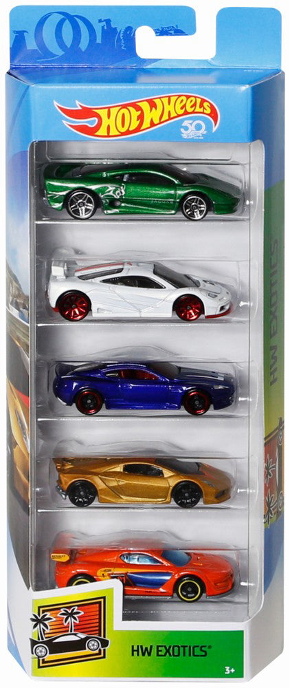 SET 5 MASINUTE HOT WHEELS EXOTICS