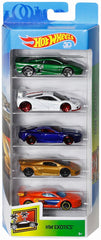 SET 5 MASINUTE HOT WHEELS EXOTICS