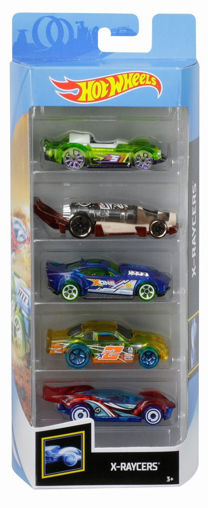 SET 5 MASINI HOT WHEELS X RAYCERS