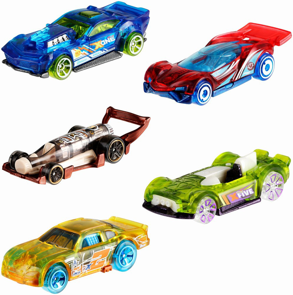 SET 5 MASINI HOT WHEELS X RAYCERS