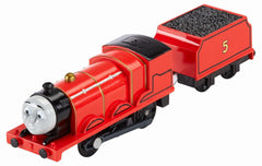 THOMAS TRACKMASTER LOCOMOTIVA JAMES CU VAGON