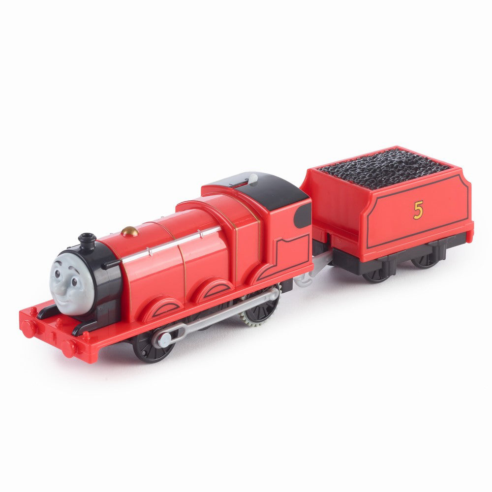 THOMAS TRACKMASTER LOCOMOTIVA JAMES CU VAGON