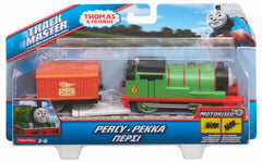 THOMAS TRACKMASTER LOCOMOTIVA PERCY CU VAGON