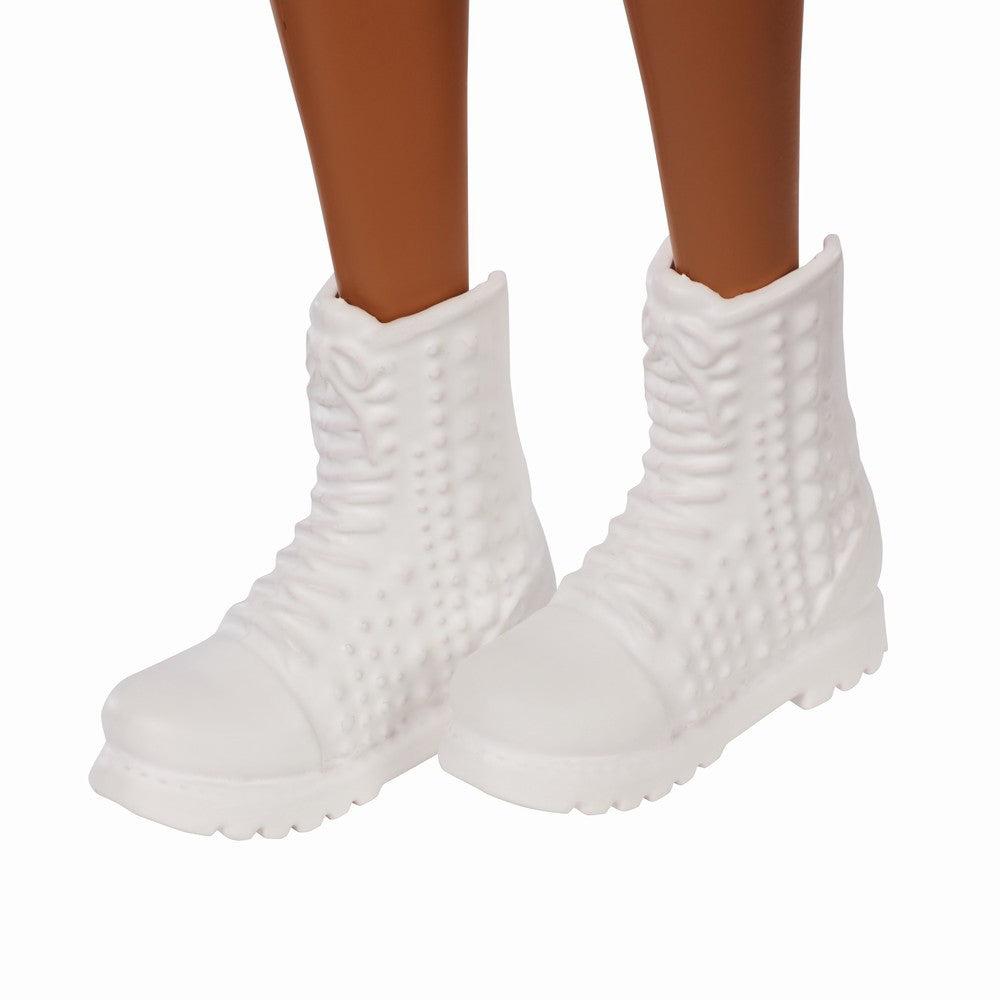 PAPUSA BARBIE FASHIONISTA BRUNETA CU PAR LUNG